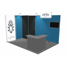 Stand 12 m2 cadre pré-monté configuration B