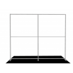 Module structure tubulaire portable modulable 290x234 cm