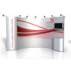 Exemples de configuration stand portable modulable flexible