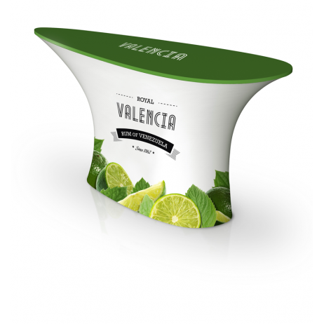 Table ovale pliable
