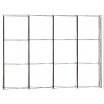 Structure du stand parapluie droit premium 4x3 coffrage plat