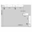 Plan du pack stand parapluie modulable 12 m² 