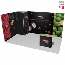 Pack 15 m2 cadre aluminium pré-monté classique