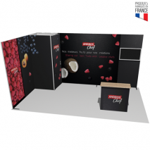 Pack 15 m2 cadre aluminium pré-monté porte écran