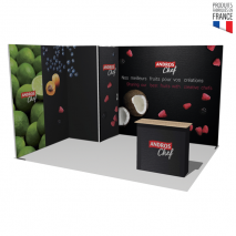 Pack 12 m2 cadre aluminium pré-monté classique