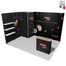 Pack 12 m2 cadre aluminium pré-monté étagére